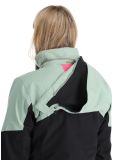 Thumbnail Maier Sports, Vidra ski jacket women Black / Luscious Moss / Pink Flambé black, green, pink 