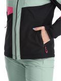 Thumbnail Maier Sports, Vidra ski jacket women Black / Luscious Moss / Pink Flambé black, green, pink 