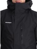 Thumbnail Mammut, Fall Line HS Thermo Hooded ski jacket men Black black 