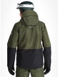 Thumbnail Mammut, Fall Line HS Thermo Hooded ski jacket men Dark Marsh / Black black, green 