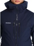 Thumbnail Mammut, Stoney HS Thermo Hooded ski jacket men Marine blue 