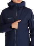 Thumbnail Mammut, Stoney HS Thermo Hooded ski jacket men Marine blue 