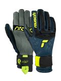 Thumbnail Reusch, Marco Odermatt ski gloves men Night Sky / Safety Yellow blue, yellow 