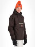 Thumbnail Napapijri, Northfarer 2.0 Wint winter anorak men Brown Ebony grey 