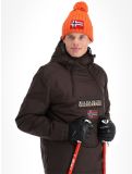 Thumbnail Napapijri, Northfarer 2.0 Wint winter anorak men Brown Ebony grey 