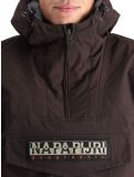 Thumbnail Napapijri, Rainforest Winter 3 winter anorak men Brown Ebony grey 