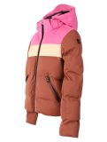 Thumbnail Brunotti, Niagony ski jacket kids Mahoganny brown, pink 