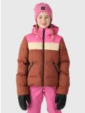 Thumbnail Brunotti, Niagony ski jacket kids Mahoganny brown, pink 