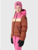 Thumbnail Brunotti, Niagony ski jacket kids Mahoganny brown, pink 