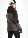 Thumbnail O'Neill, Carbonite ski jacket women Black Out Colour Block black, brown, grey 