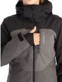 Thumbnail O'Neill, Carbonite ski jacket women Black Out Colour Block black, brown, grey 