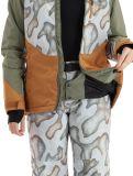 Thumbnail O'Neill, Carbonite ski jacket women Deep Lichen Green Colour Block green, orange, white 