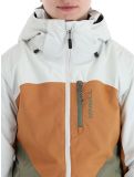 Thumbnail O'Neill, Carbonite ski jacket women London Fog Colour Block brown, green, white 