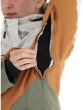 Thumbnail O'Neill, Carbonite ski jacket women London Fog Colour Block brown, green, white 