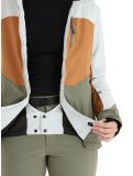 Thumbnail O'Neill, Carbonite ski jacket women London Fog Colour Block brown, green, white 