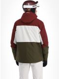 Thumbnail O'Neill, Carbonite ski jacket men Windsor Wine Colour Block burgundy, green, white 