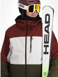 Thumbnail O'Neill, Carbonite ski jacket men Windsor Wine Colour Block burgundy, green, white 