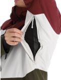 Thumbnail O'Neill, Carbonite ski jacket men Windsor Wine Colour Block burgundy, green, white 