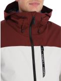 Thumbnail O'Neill, Carbonite ski jacket men Windsor Wine Colour Block burgundy, green, white 