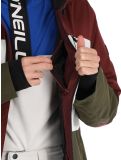 Thumbnail O'Neill, Carbonite ski jacket men Windsor Wine Colour Block burgundy, green, white 