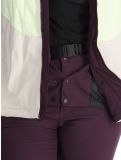 Thumbnail O'Neill, Carbonite Snow ski jacket women Aubergine Colour Block purple, white 