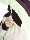 Thumbnail O'Neill, Carbonite Snow ski jacket women Aubergine Colour Block purple, white 