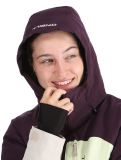 Thumbnail O'Neill, Carbonite Snow ski jacket women Aubergine Colour Block purple, white 