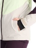 Thumbnail O'Neill, Carbonite Snow ski jacket women Aubergine Colour Block purple, white 