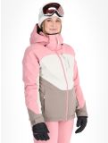 Thumbnail O'Neill, Carbonite Snow ski jacket women Genuine Pink Colour Block brown, pink, white 