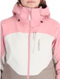 Thumbnail O'Neill, Carbonite Snow ski jacket women Genuine Pink Colour Block brown, pink, white 