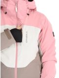 Thumbnail O'Neill, Carbonite Snow ski jacket women Genuine Pink Colour Block brown, pink, white 