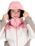 Thumbnail O'Neill, Carbonite Snow ski jacket women Genuine Pink Colour Block brown, pink, white 