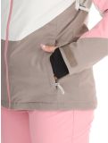 Thumbnail O'Neill, Carbonite Snow ski jacket women Genuine Pink Colour Block brown, pink, white 