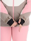 Thumbnail O'Neill, Carbonite Snow ski jacket women Genuine Pink Colour Block brown, pink, white 