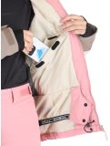 Thumbnail O'Neill, Carbonite Snow ski jacket women Genuine Pink Colour Block brown, pink, white 