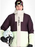 Thumbnail O'Neill, O'Riginals Hybrid ski jacket men Aubergine Colour Block purple, yellow 