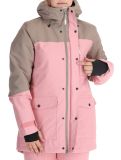 Thumbnail O'Neill, Utility Hybrid ski jacket women Genuine Pink Colour Block brown, pink, white 