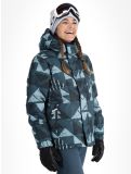 Thumbnail O'Neill, Z.E.N. Puffer Hybrid ski jacket women Blue Triangle Ikat blue 