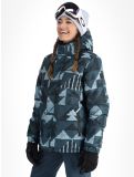 Thumbnail O'Neill, Z.E.N. Puffer Hybrid ski jacket women Blue Triangle Ikat blue 