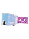 Thumbnail Oakley, Line Miner L goggles unisex Lucas Braathen Signature - Prizm Snow Sapphire Iridium pink, white 