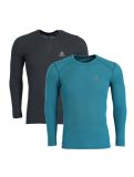 Thumbnail Odlo, Active Warm 2 Pack thermal shirt men coral black, blue 