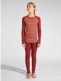 Thumbnail Odlo, Active Warm Eco thermal shirt kids Spiced Apple - Live Wire burgundy 