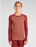 Thumbnail Odlo, Active Warm Eco thermal shirt kids Spiced Apple - Live Wire burgundy 