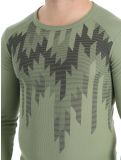 Thumbnail Odlo, Active Warm Eco Graphic thermal shirt men Matte Green green 