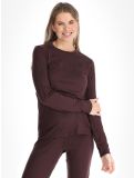 Thumbnail Odlo, Merino 160 thermal shirt women Fudge purple 