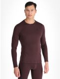 Thumbnail Odlo, Merino 160 thermal shirt men Fudge purple 