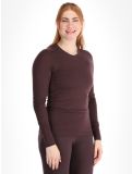 Thumbnail Odlo, Merino 200 thermal shirt women Fudge purple 