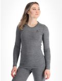 Thumbnail Odlo, Merino 200 thermal shirt women Odlo Steel Grey Melange grey 