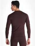 Thumbnail Odlo, Merino 200 thermal shirt men Fudge purple 