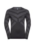 Thumbnail Odlo, Natural + Kinship Warm thermal shirt men melange black